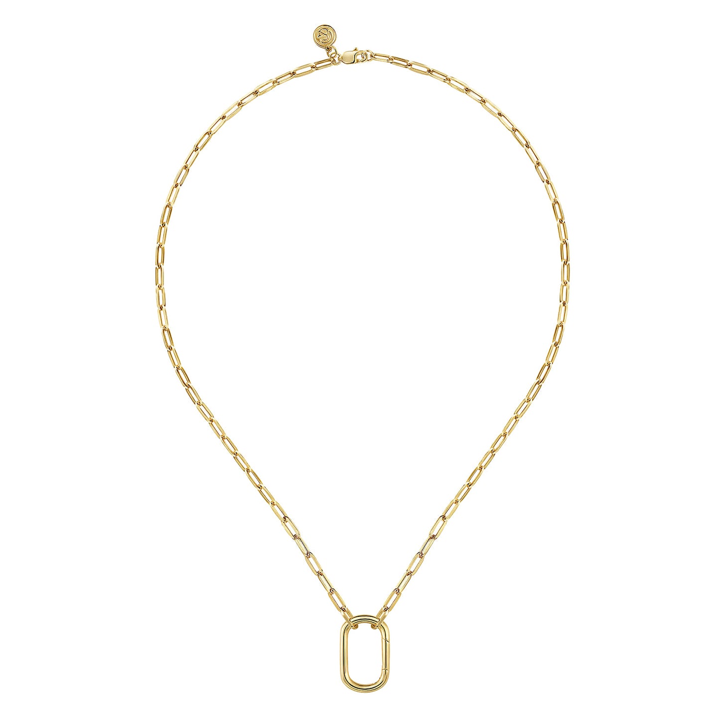 Necklace with Rectangle Drop