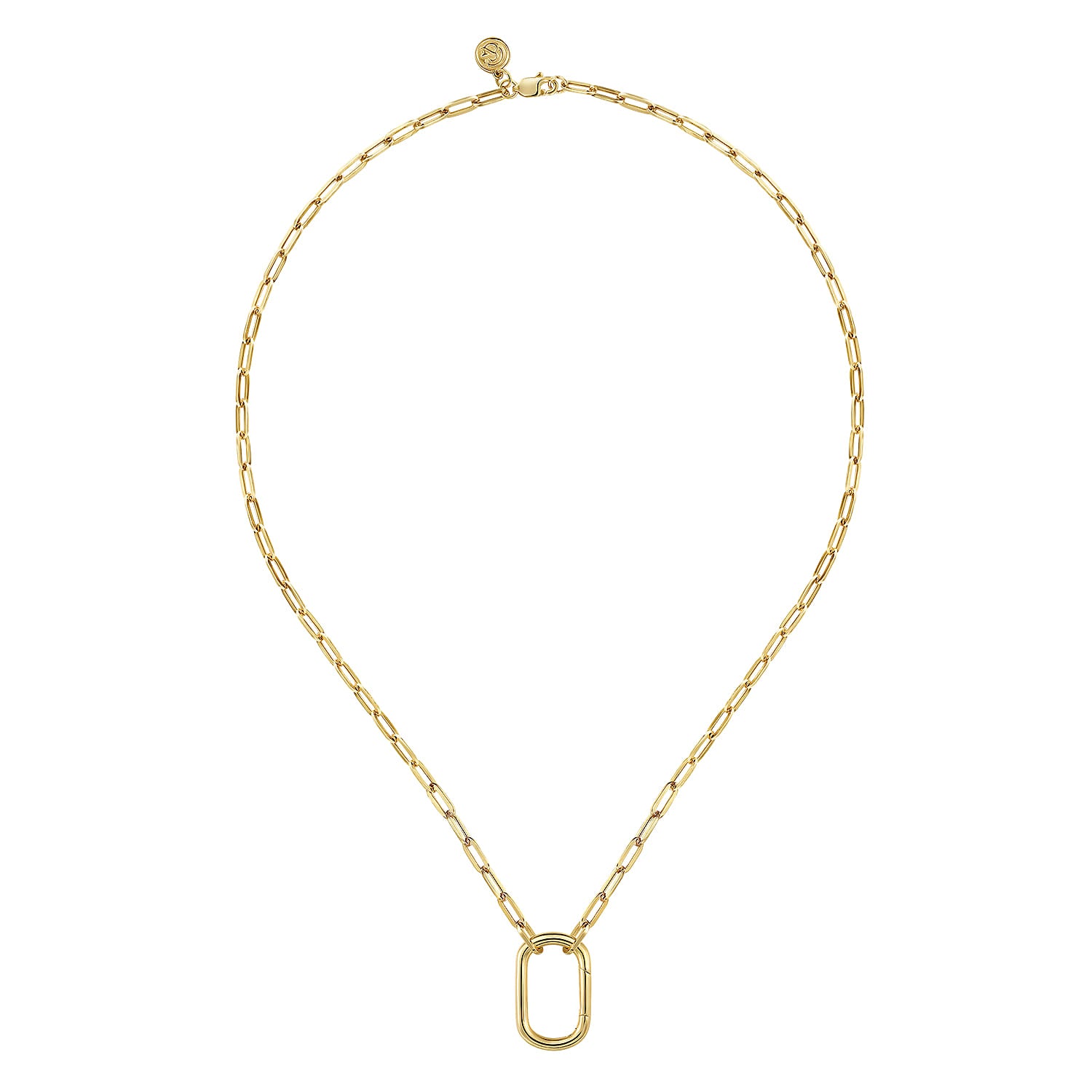 Necklace with Rectangle Drop