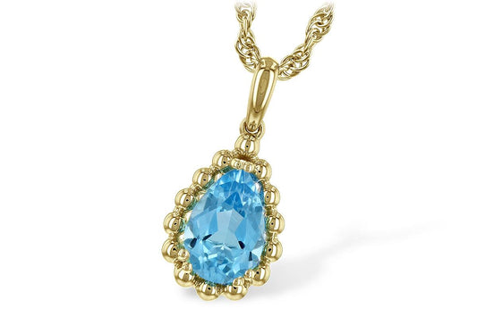Blue Topaz Necklace