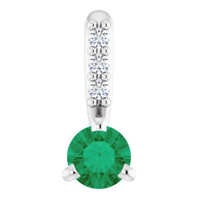 Emerald and Diamond Necklace