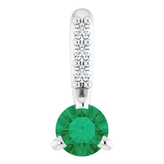 Emerald and Diamond Necklace