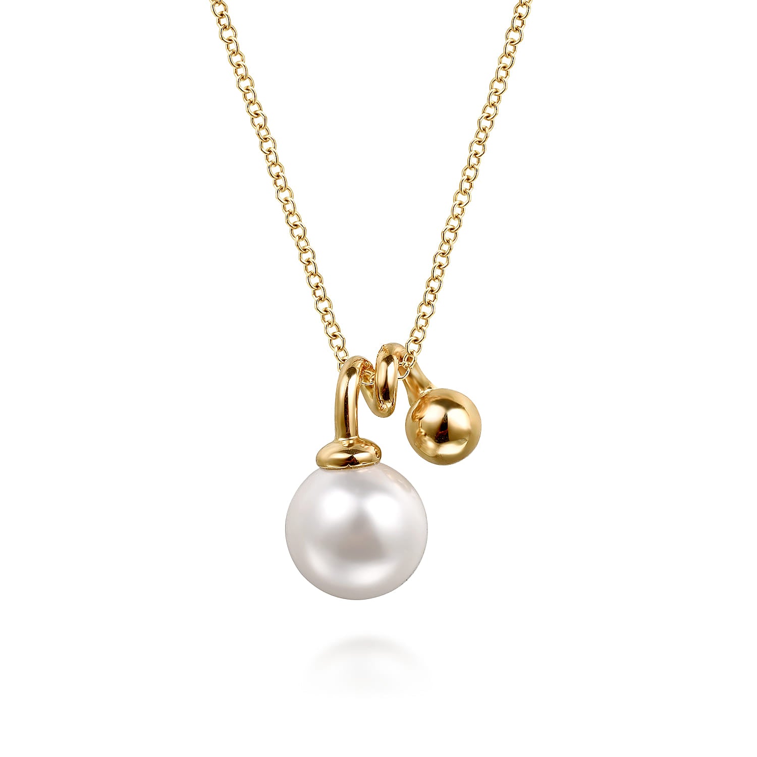 Bujukan Bead and Pearl Pendant Necklace