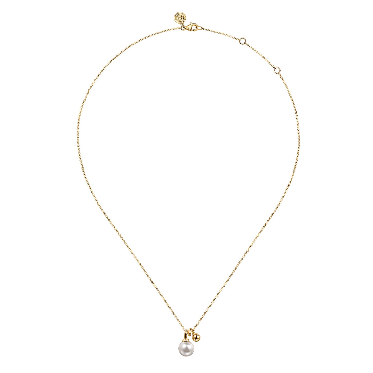 Bujukan Bead and Pearl Pendant Necklace