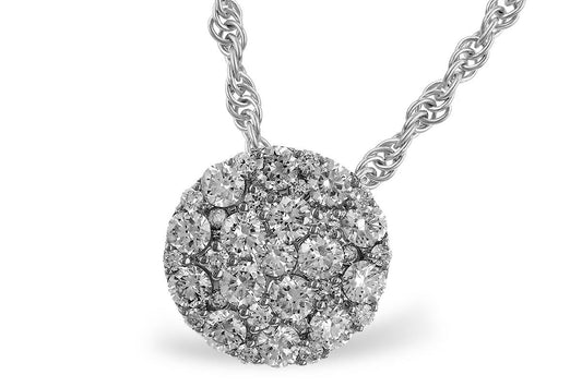 Cluster Diamond Pendant