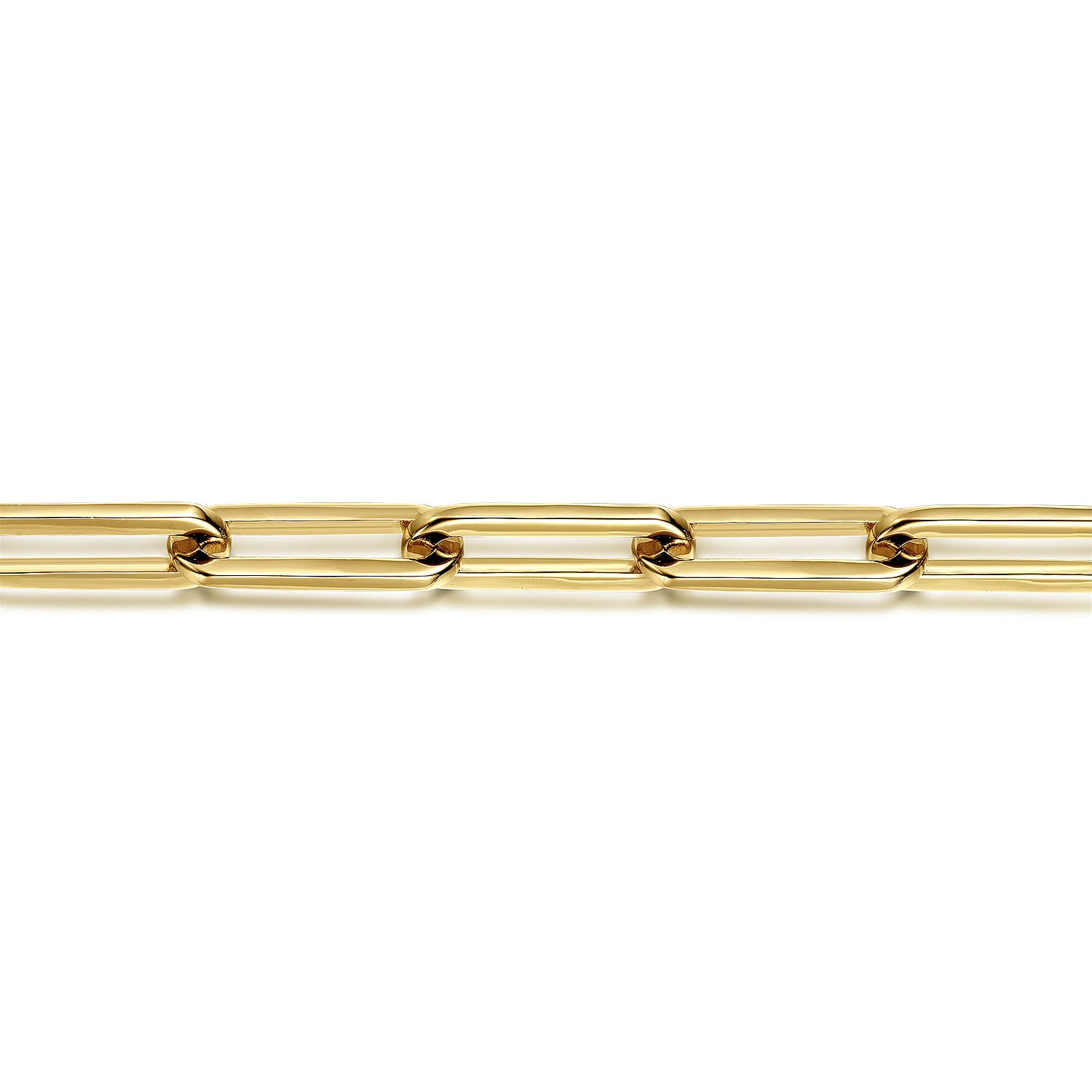 Hollow Paperclip Chain Bracelet