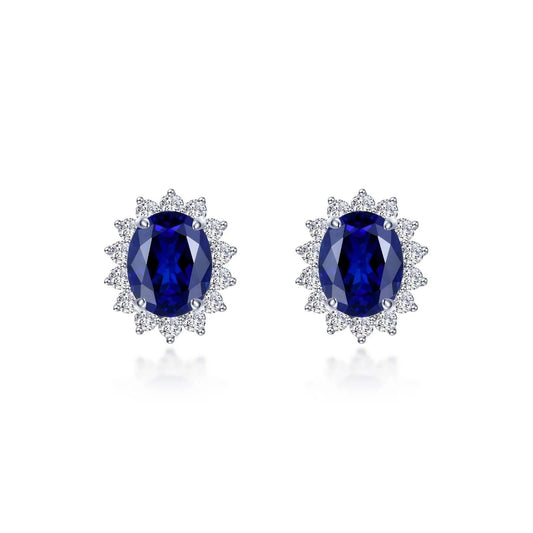 6.2 CTW Halo Stud Earrings - Warwick Jewelers