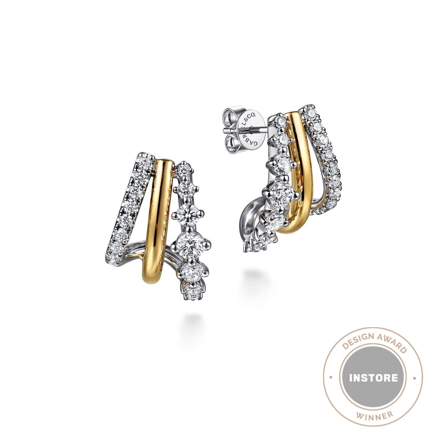 J Hoop Earrings