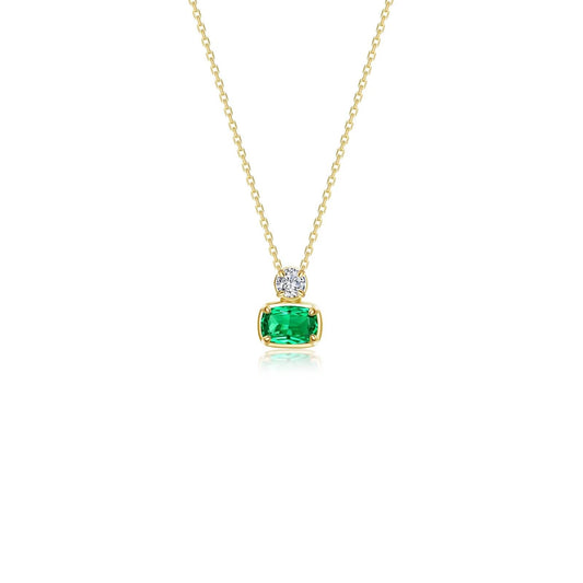 Regal Cushion-Cut Necklace