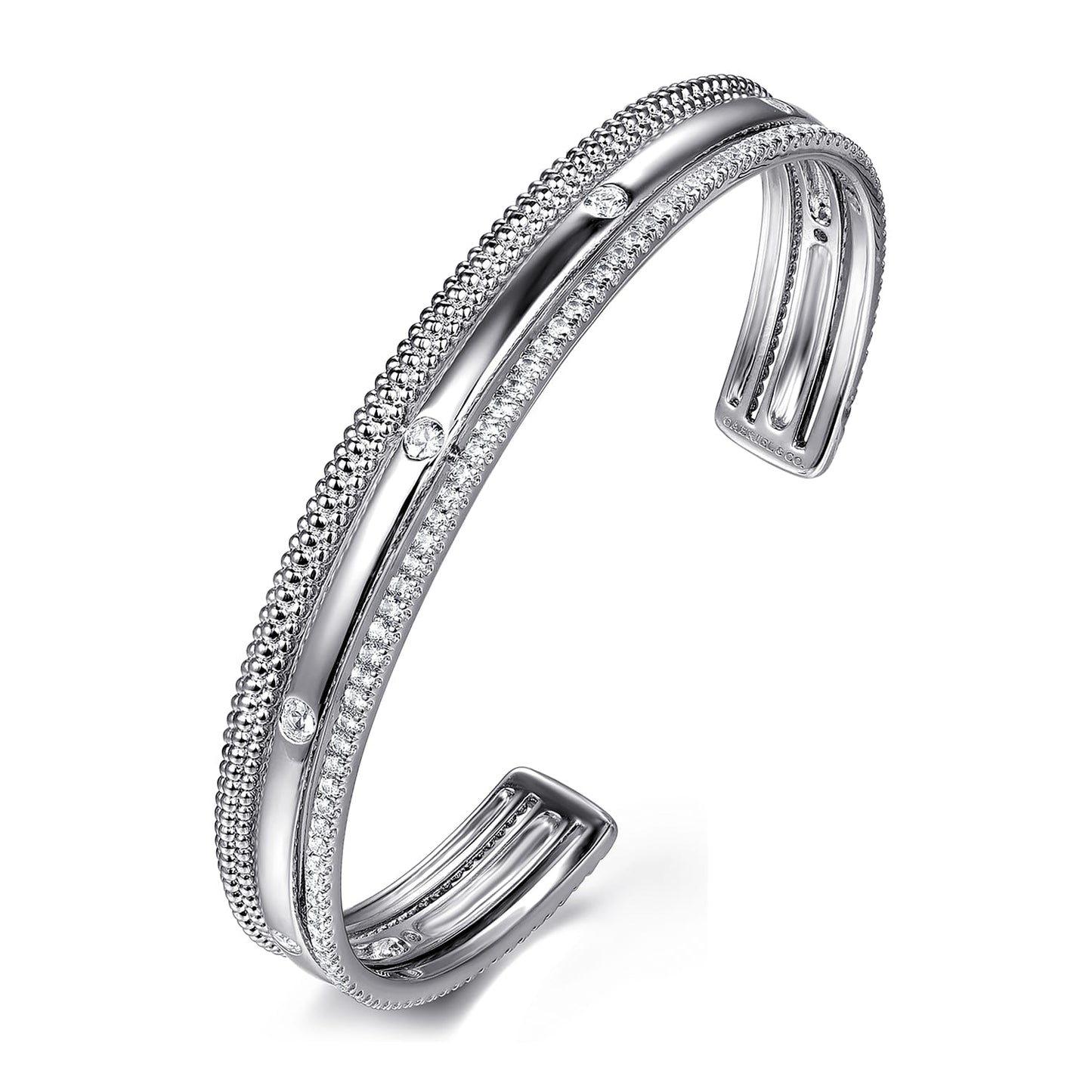 Sapphire Multi Row Cuff