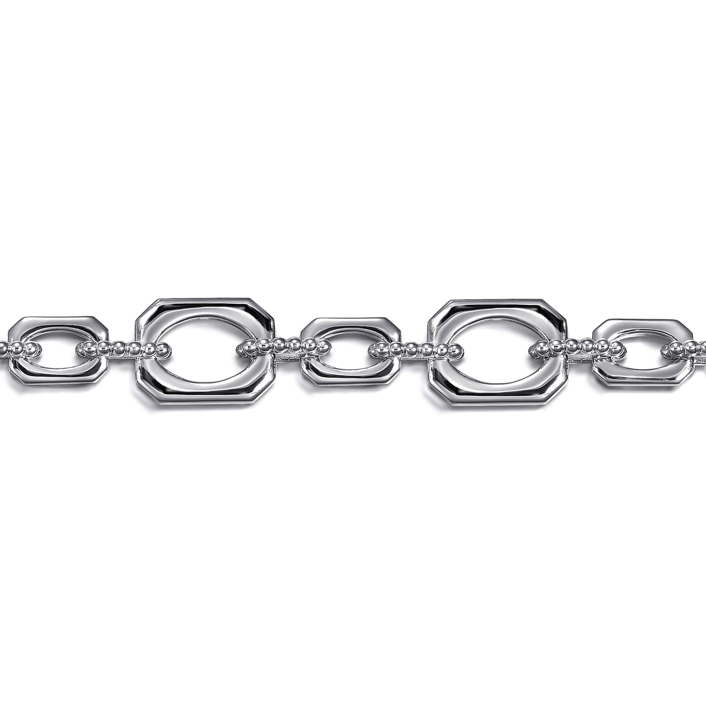 Link Chain Bracelet 925 Sterling Silver 7.5inch Bujukan