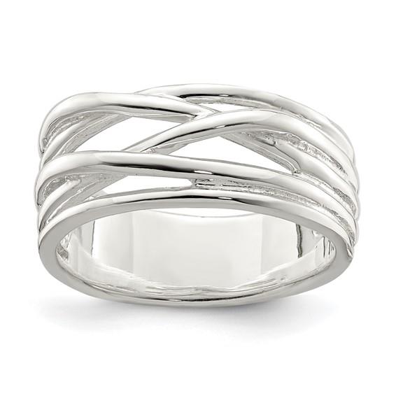 Silver Woven Ring