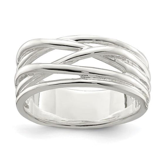 Silver Woven Ring
