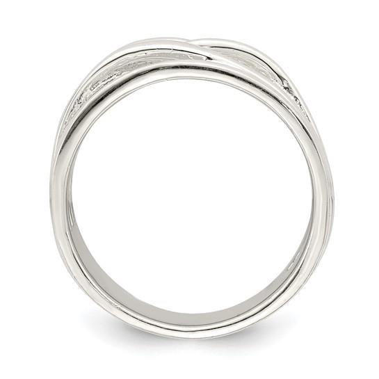 Silver Woven Ring