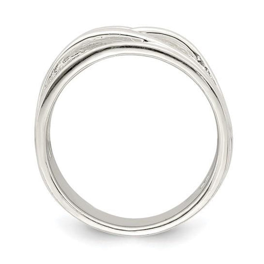 Silver Woven Ring