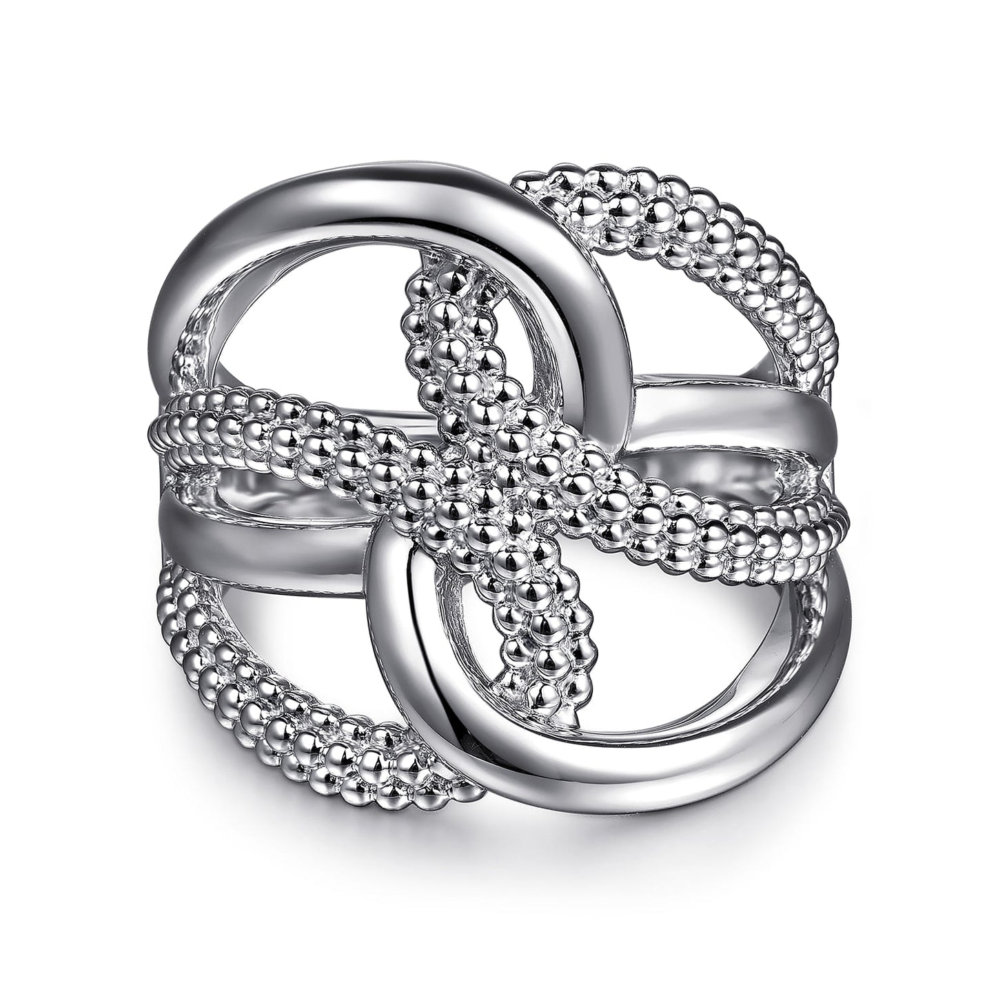 Sterling Silver Bujukan Twisted Ring