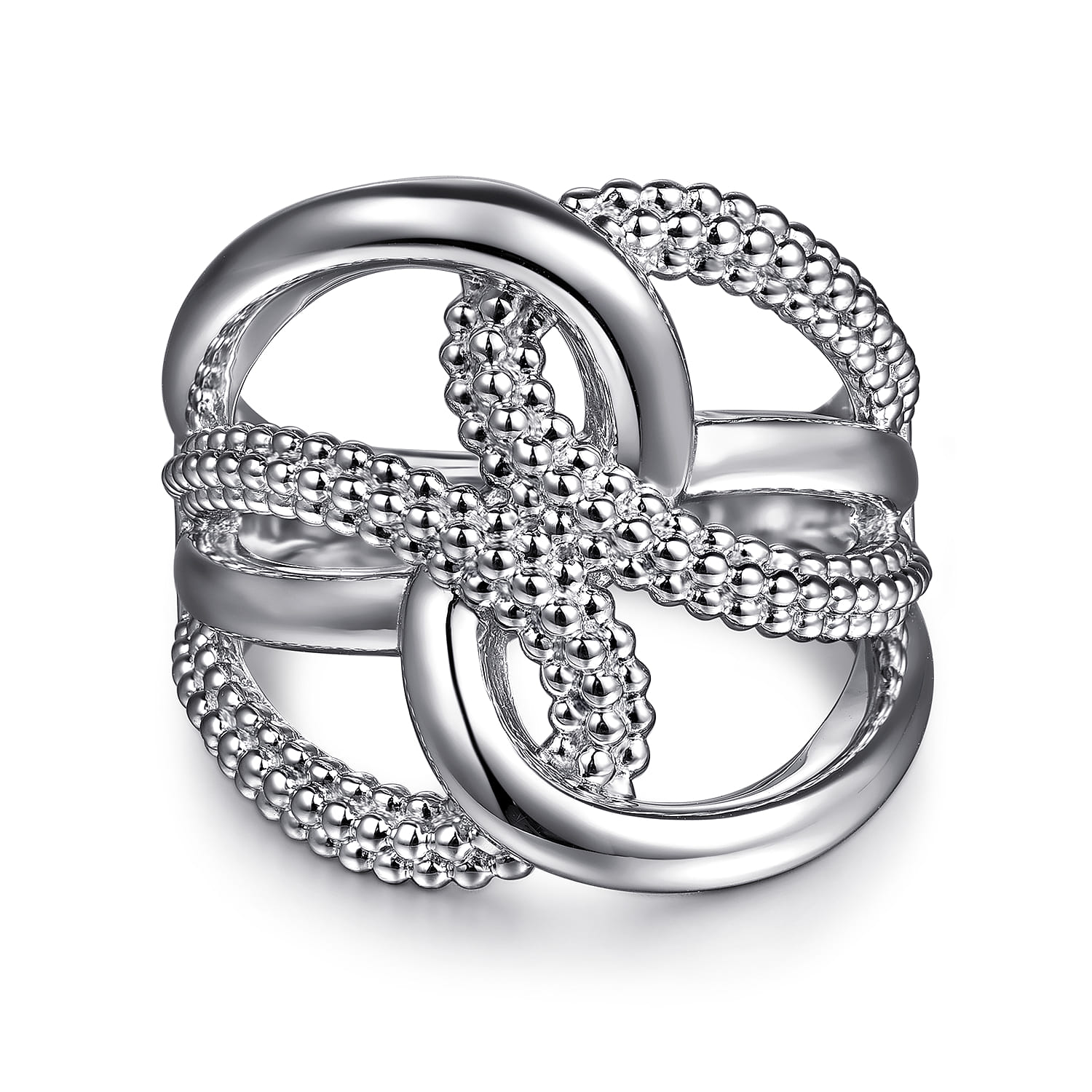 Sterling Silver Bujukan Twisted Ring