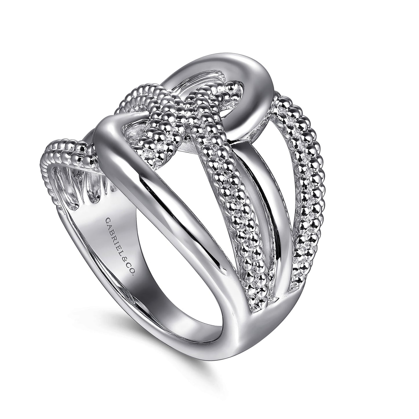 Sterling Silver Bujukan Twisted Ring