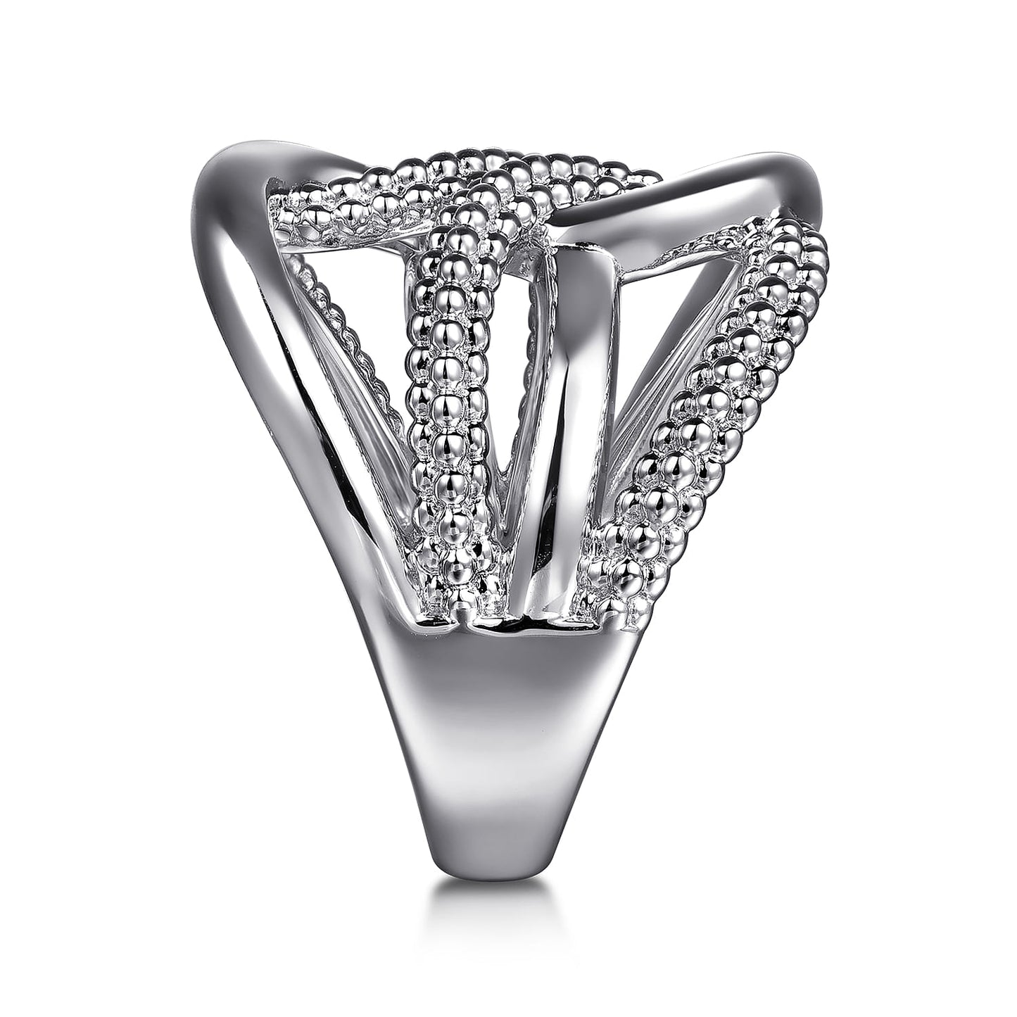 Sterling Silver Bujukan Twisted Ring