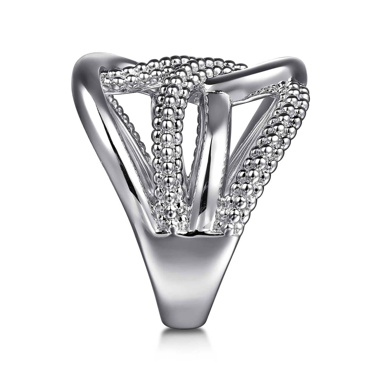 Sterling Silver Bujukan Twisted Ring