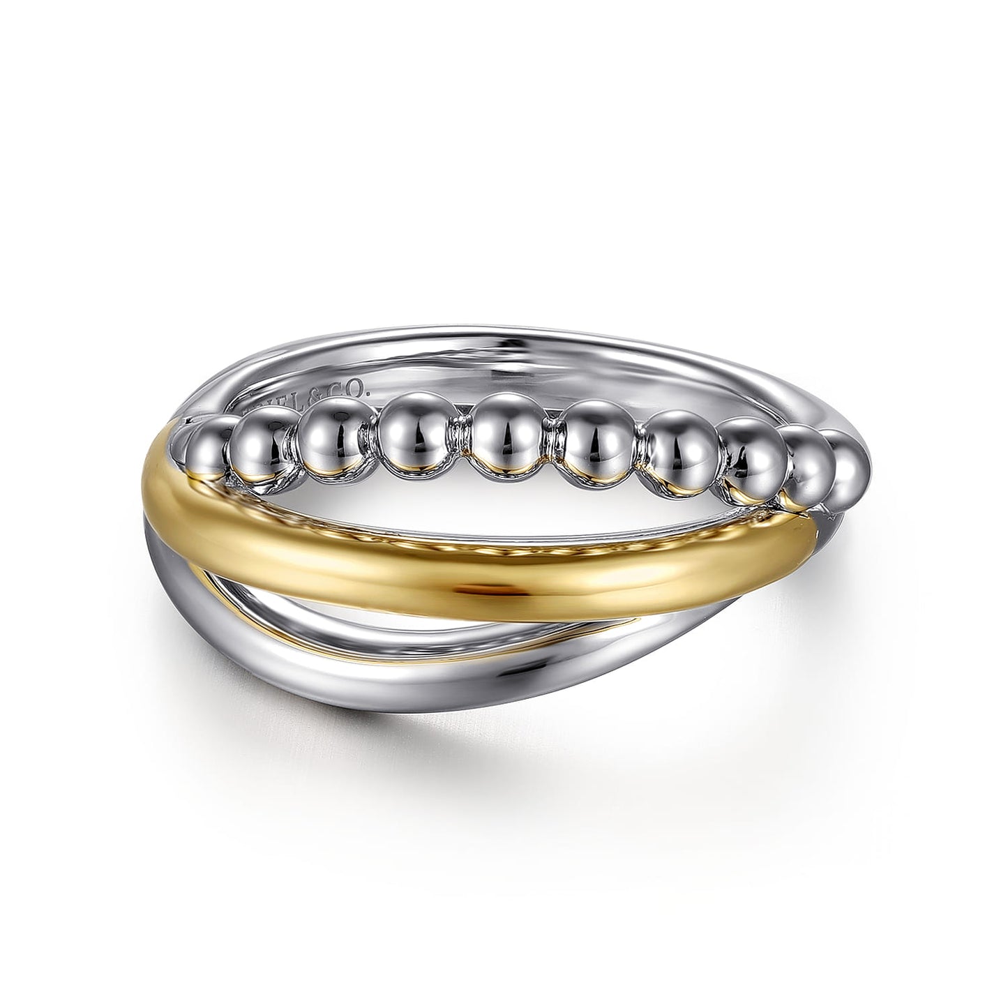 Sterling Silver and 14K Yellow Gold Bujukan Ring