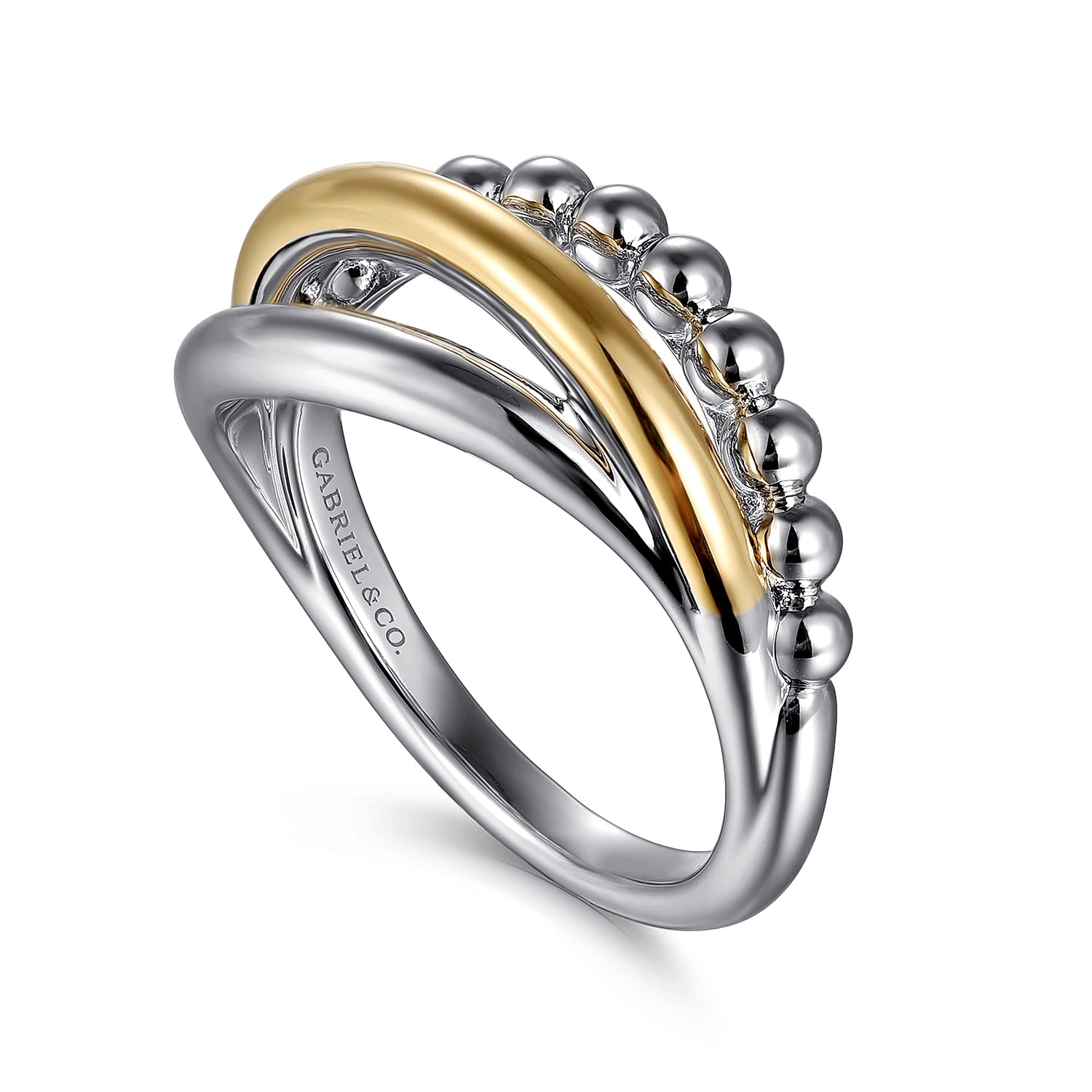 Sterling Silver and 14K Yellow Gold Bujukan Ring