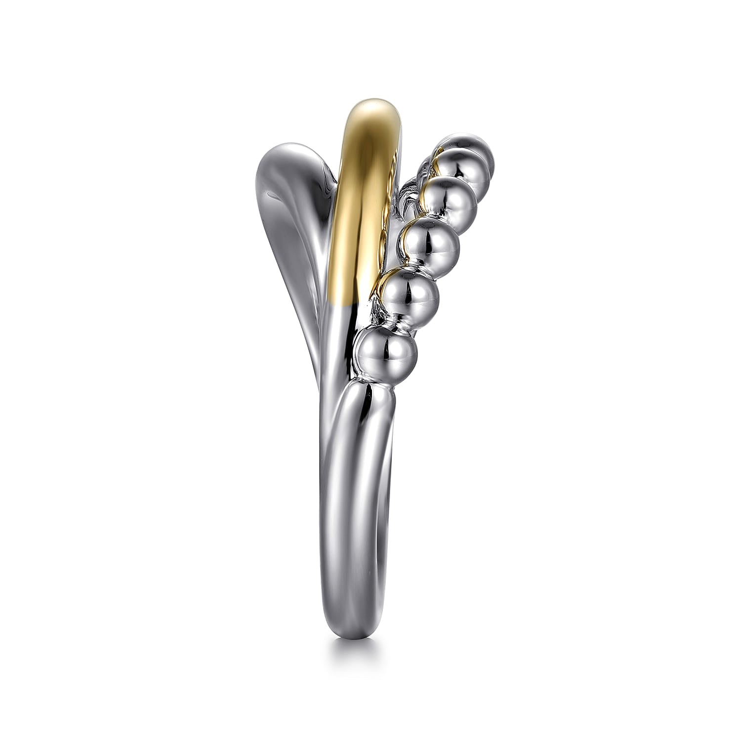 Sterling Silver and 14K Yellow Gold Bujukan Ring