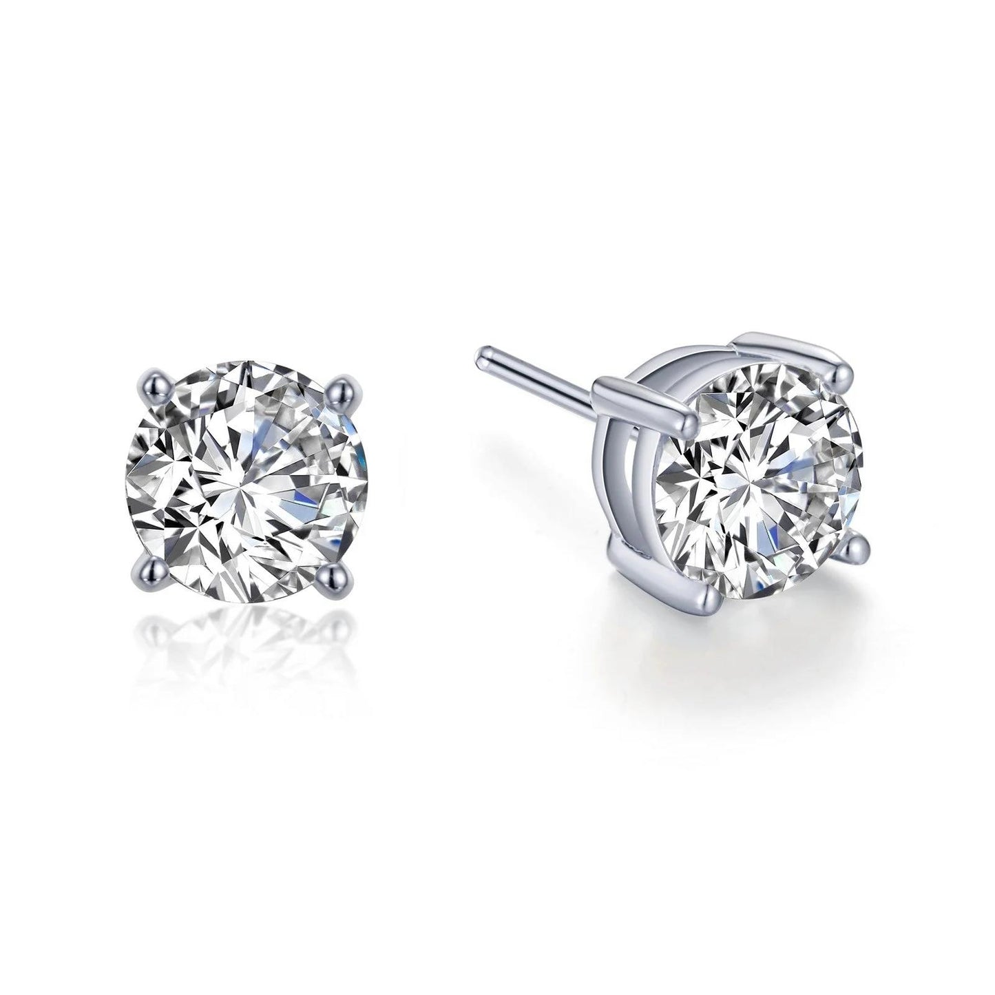 Solitaire Simulated Stud Earrings