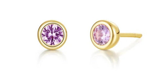 Simulated October Birthstone Studs