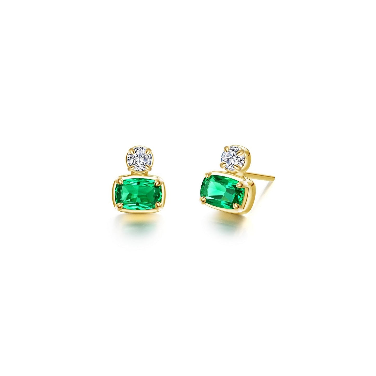 Cushion-Cut Earrings