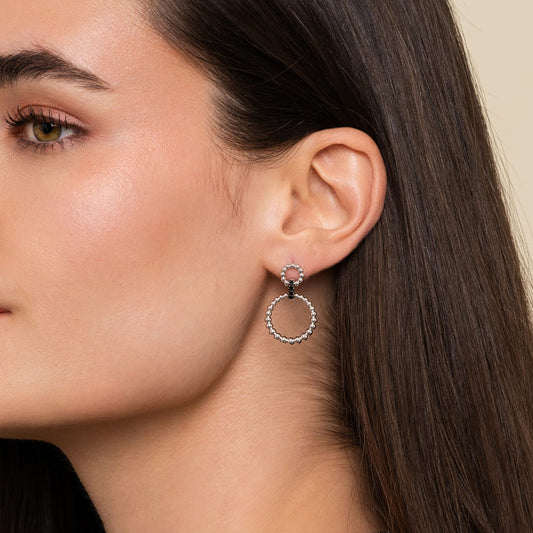 Silver Drop Earrings