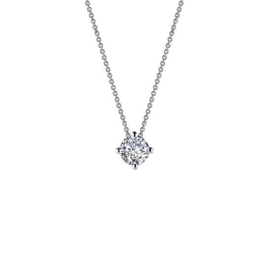 0.85 CTW Simulated Solitaire Necklace
