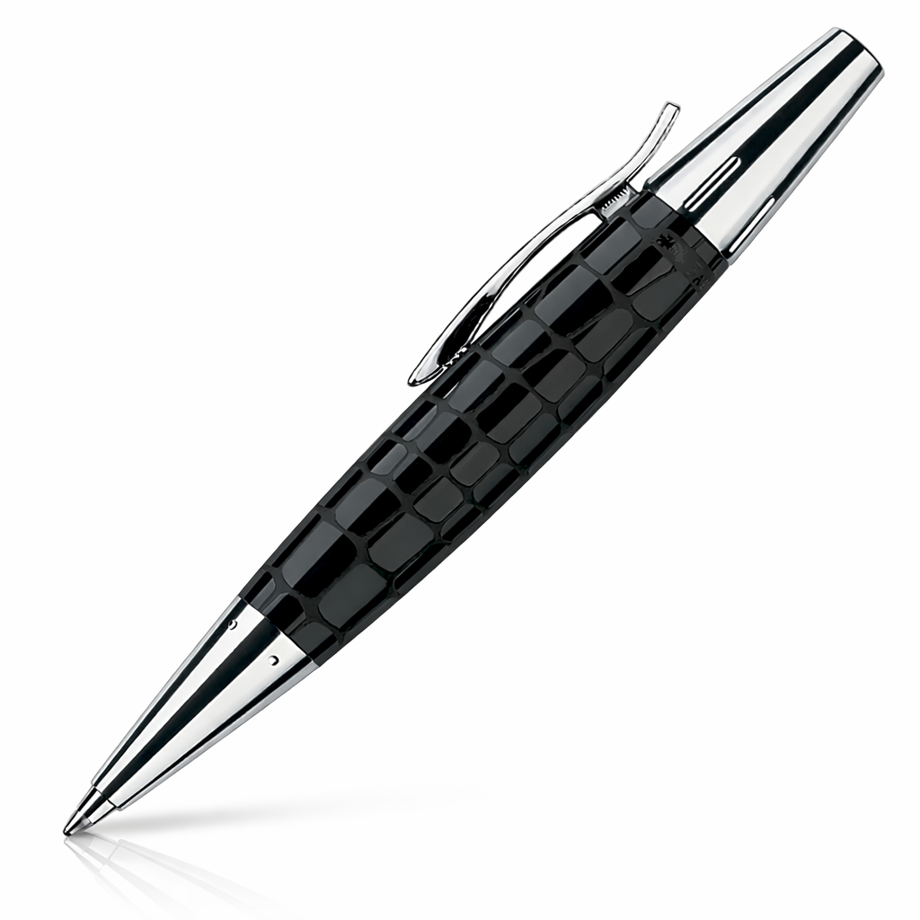 E-Motion Crocodile Black Ballpoint Pen