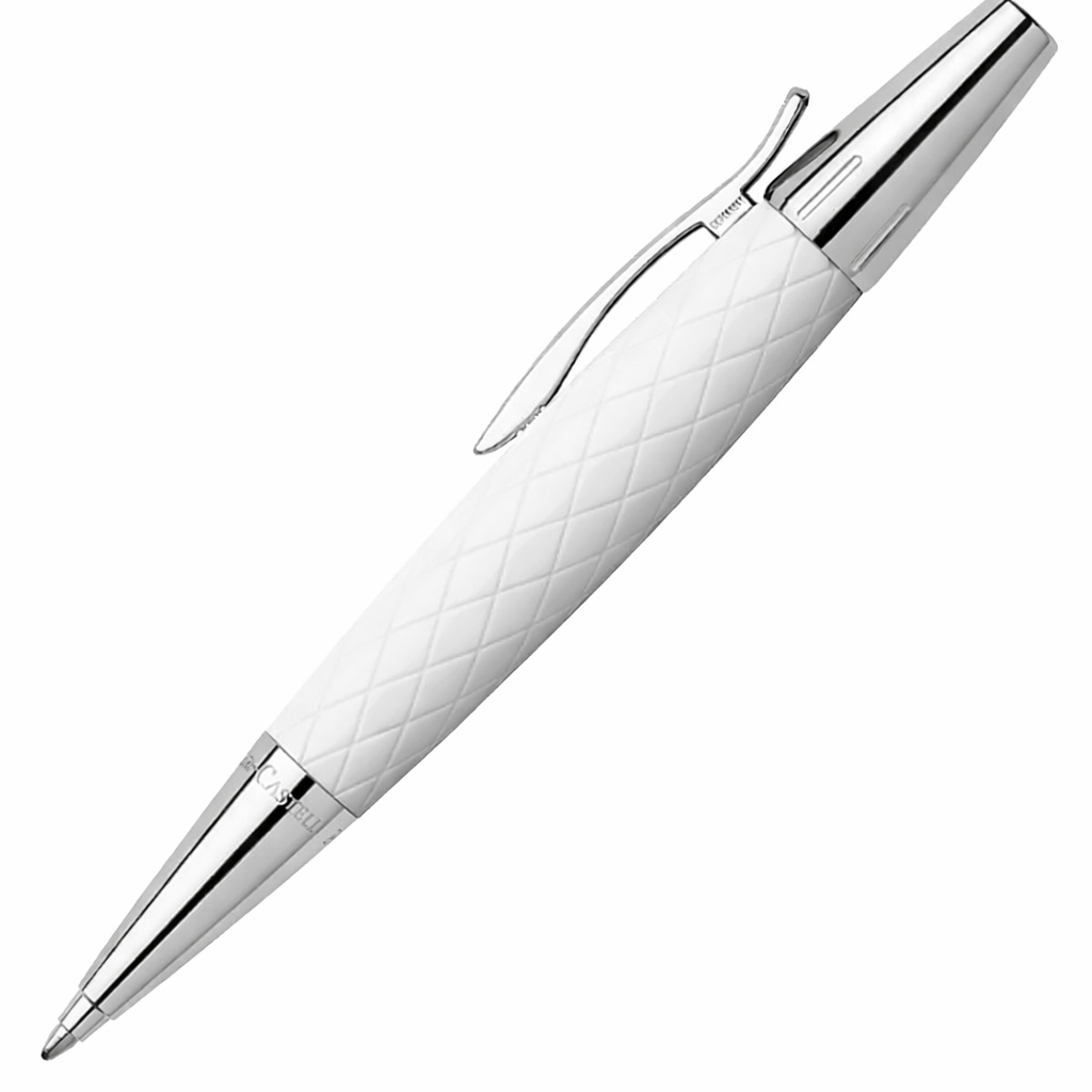 E-Motion White Rhombus Ballpoint Pen