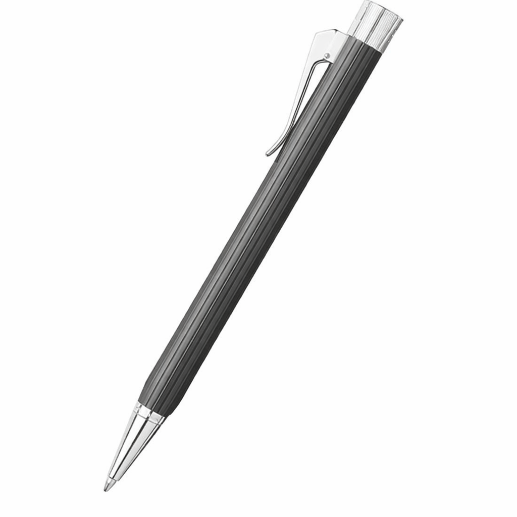 Intuition Ribbed Black Ballpoint Pen