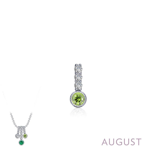 August Birthstone Love Pendant - Warwick Jewelers