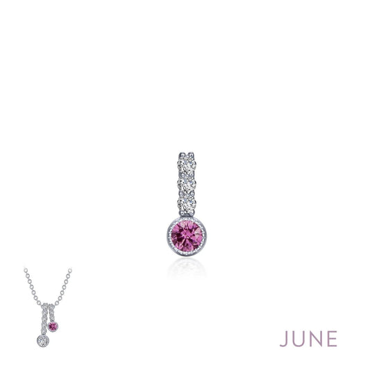 June Birthstone Love Pendant - Warwick Jewelers