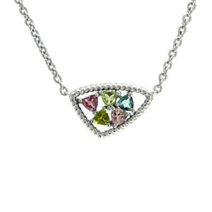 Sterling Silver Mosaico Tourmaline Pendant - Warwick Jewelers