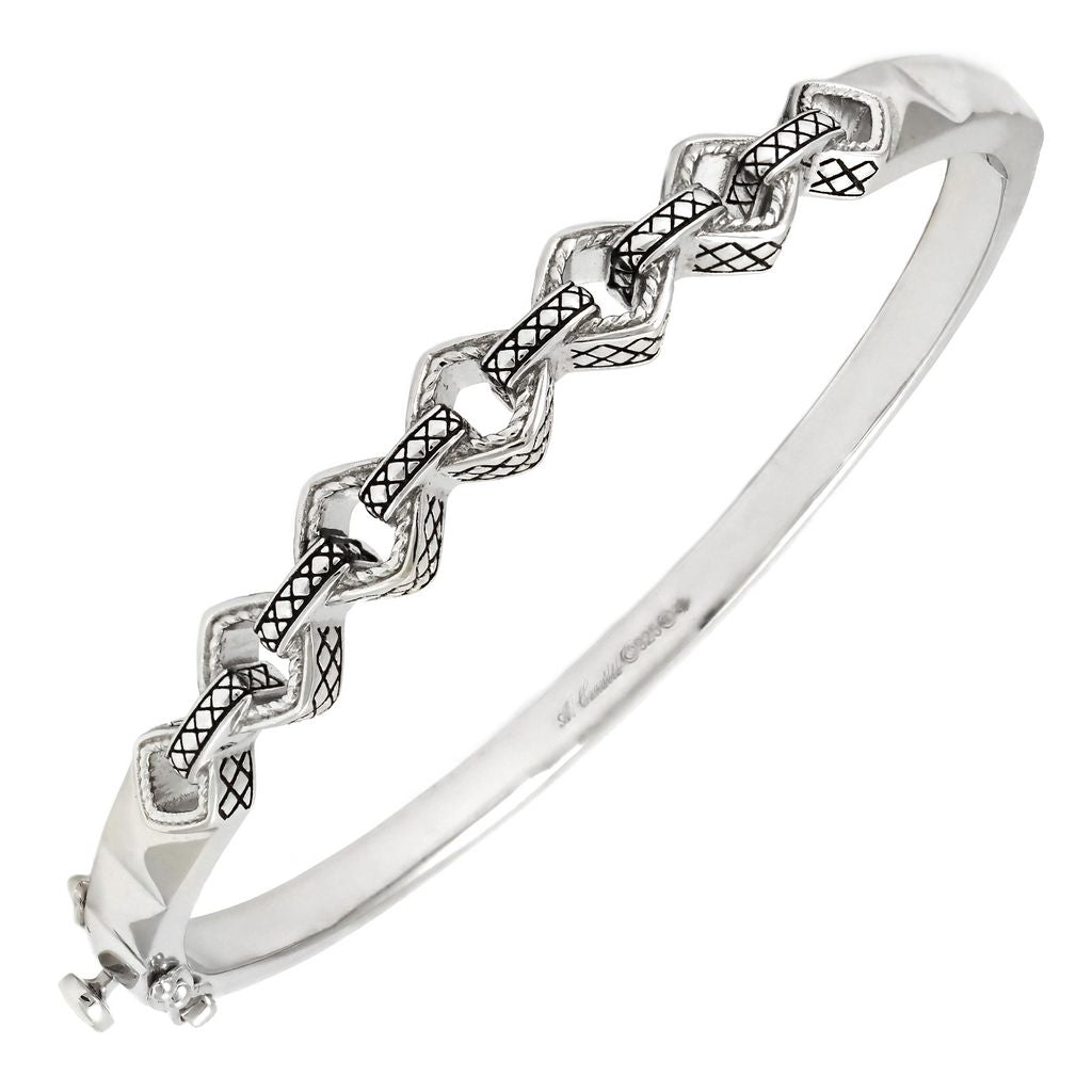 Sterling Silver Nexo Bangle - Warwick Jewelers