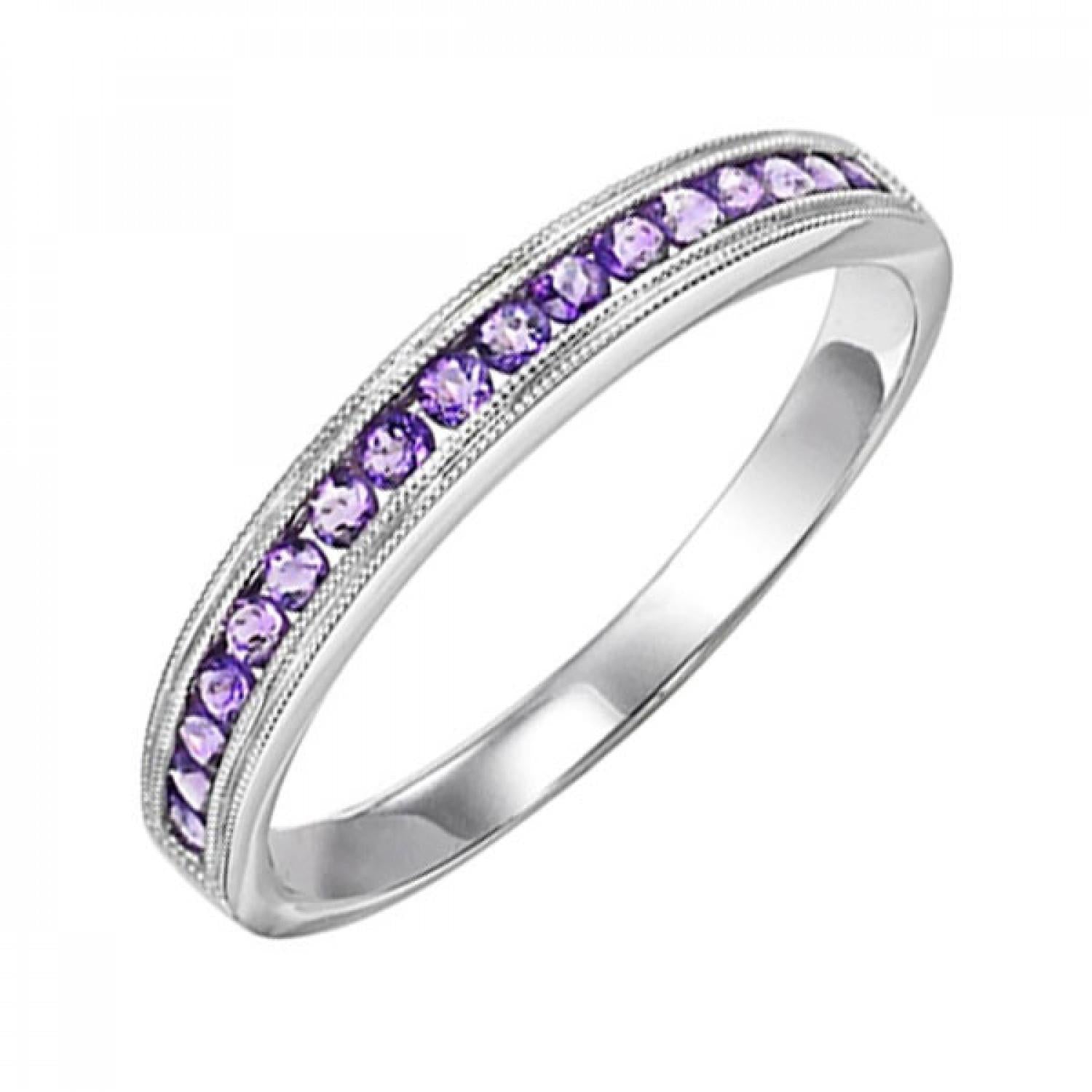 White Gold Amethyst ring - Warwick Jewelers