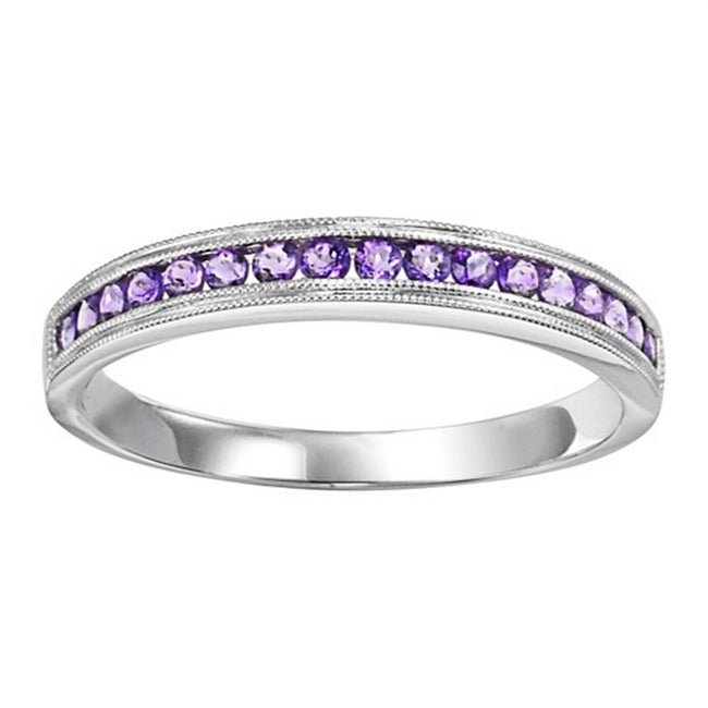 White Gold Amethyst ring - Warwick Jewelers